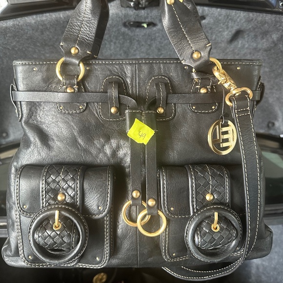 Elliott Lucca Two Way Leather Bag with double front exterior pockets - Picture 1 of 6